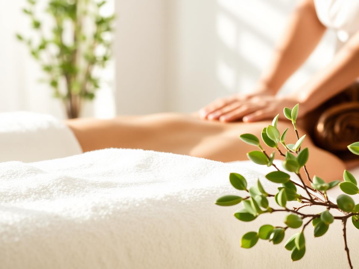 Afspændende massage med fokus på velvære